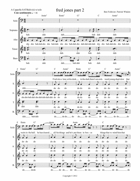 Fred Jones Part 2 (arr. Patrick Whalen)