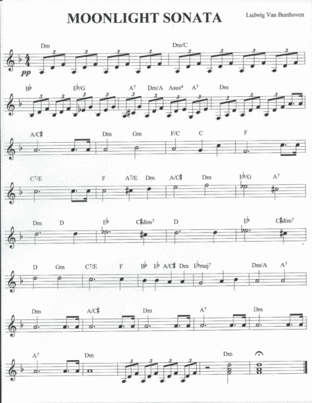 Moonlight Sonata (arr. Robert O'Connor)