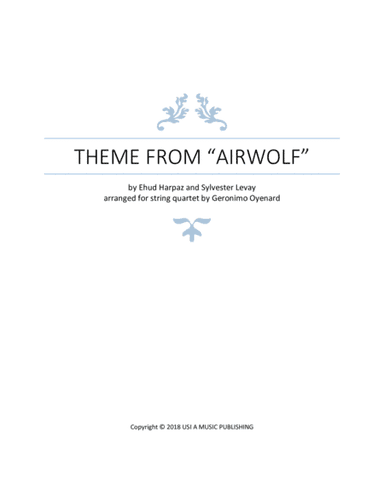 Airwolf Theme (arr. Geronimo Oyenard)