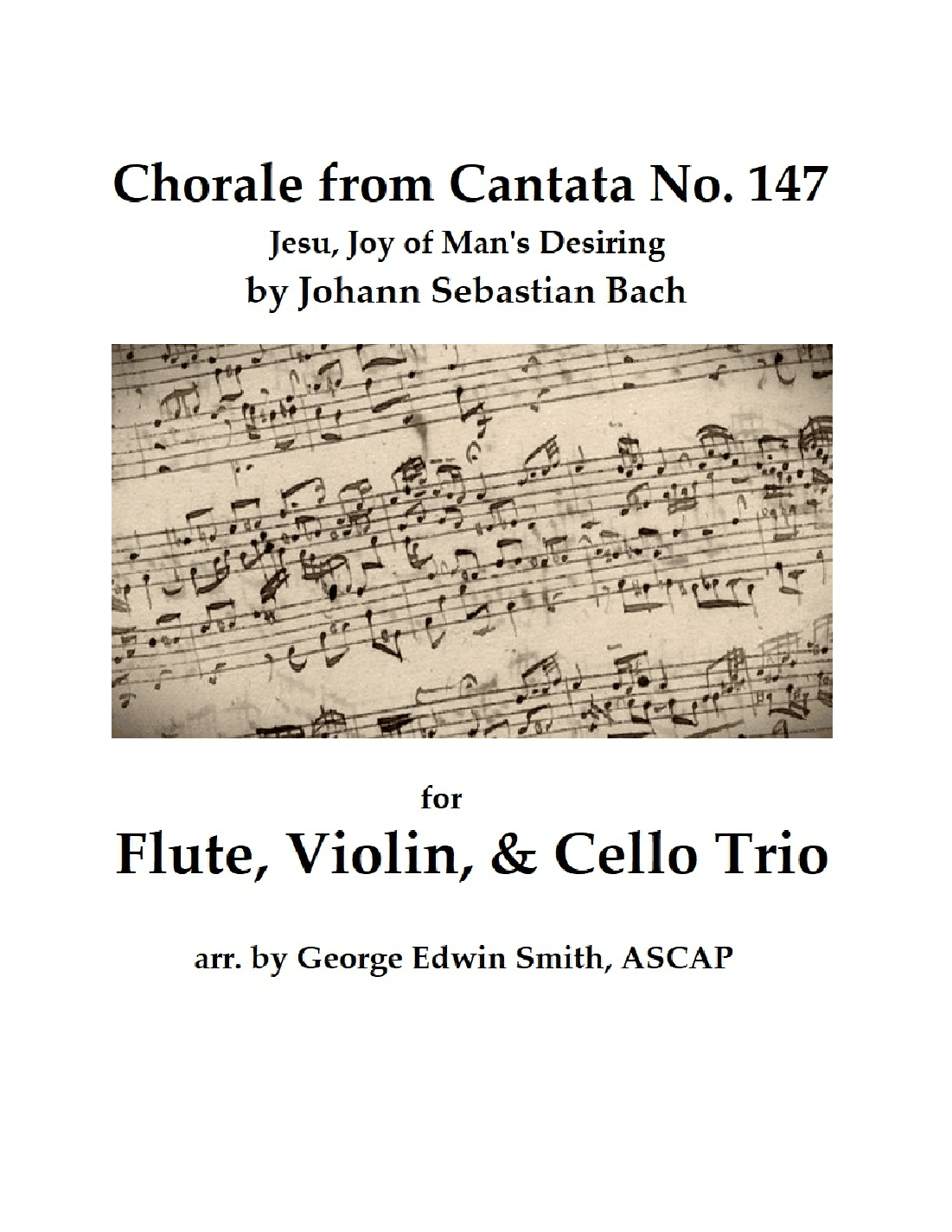 CHORALE FROM CANTATA NO 147 (arr. George Edwin Smith)