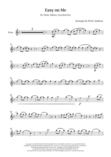 Easy On Me (arr. Peter Andrew)