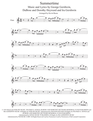 Summertime (arr. Kevin Busse)