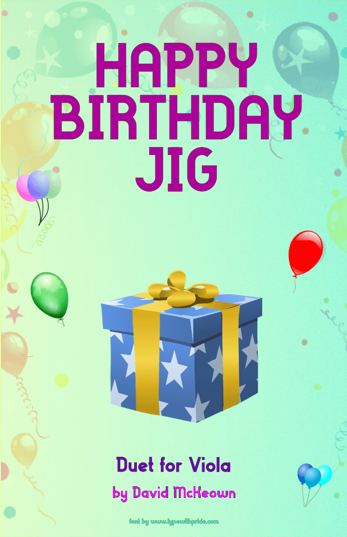 Happy Birthday Jig for Viola Duet (arr. David McKeown)