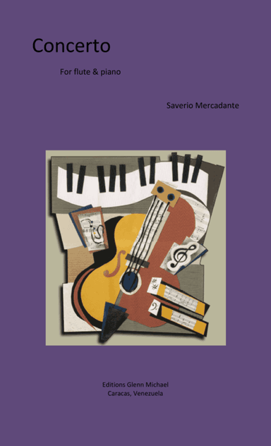 Mercadante Concerto for flute in E (arr. Editions Glenn Michael, Caracas, Venezuela)