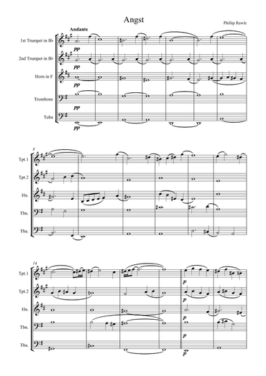 Angst - Brass Quintet