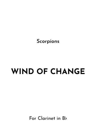 Wind Of Change (arr. Jireh J.)