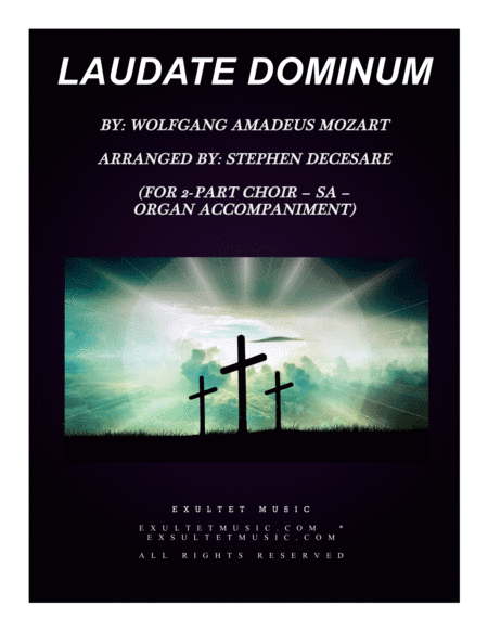 Laudate Dominum (for 2-part choir (SA) - Organ Accompaniment) (arr. Stephen DeCesare)