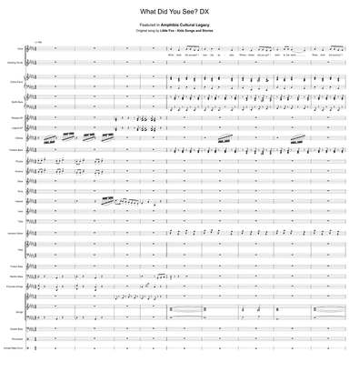 What Did You See? DX (arr. Amphibia Cultural Legacy)