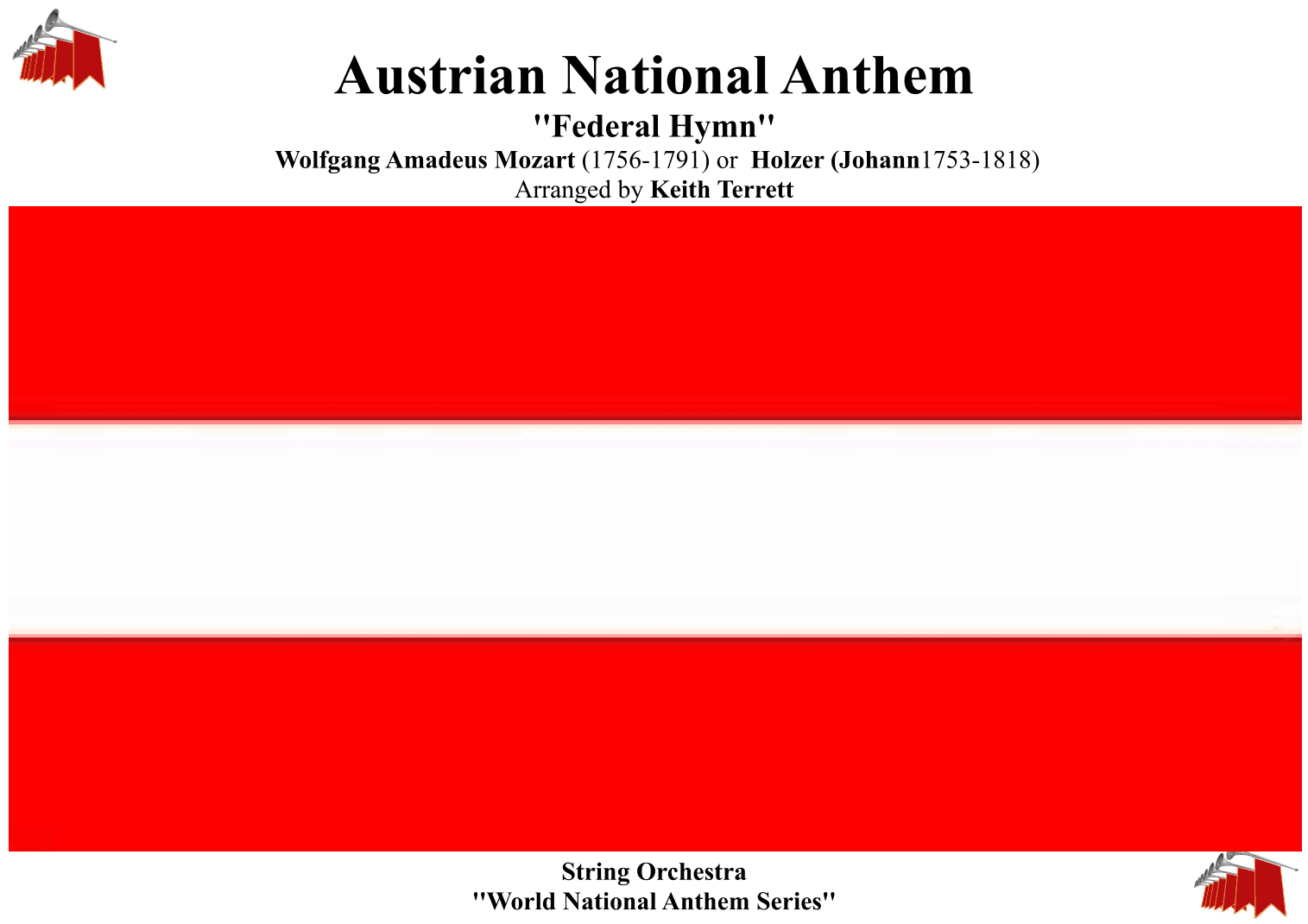 Austrian National Anthem for String Orchestra (World National Anthem Series) (arr. Keith Terrett)