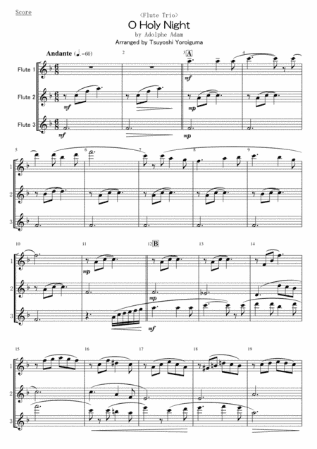 O Holy Night (arr. Tsuyoshi Yoroiguma)