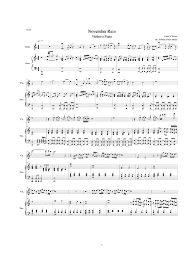 November Rain (arr. Betsuel Uesile Prado)