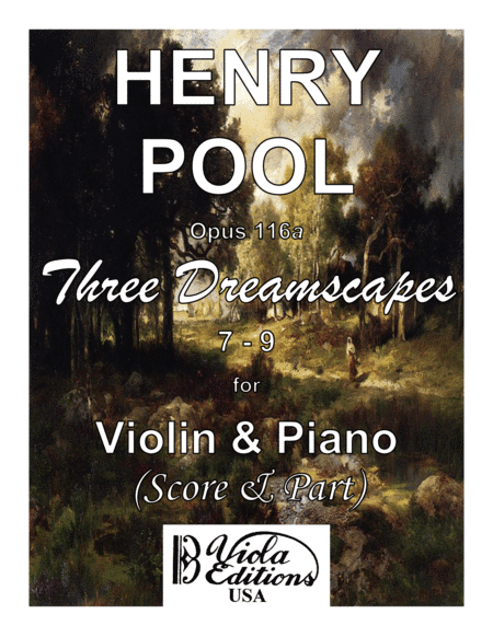 Opus 116a, Three Dreamscapes for Violin & Piano (7-9) (Score & Part)