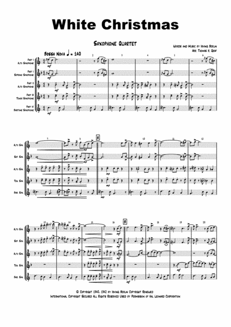 White Christmas (arr. Thomas H. Graf)