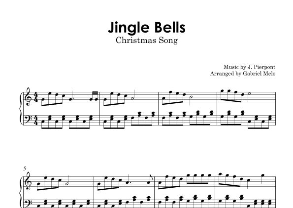 Jingle Bells (arr. Gabriel Melo)