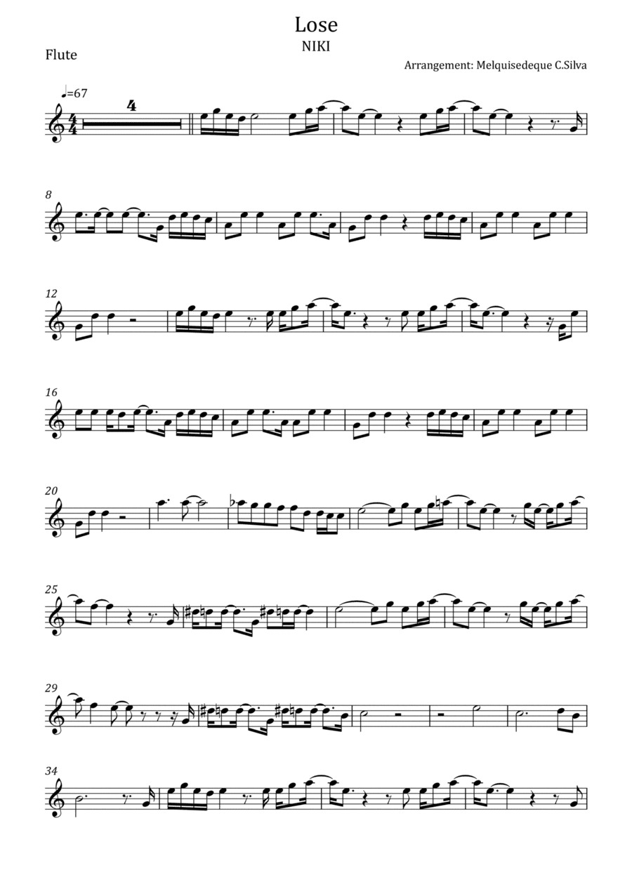 Lose (arr. Melquisedeque C.Silva)