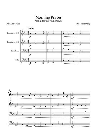 Morning Prayer (arr. André Nusa)