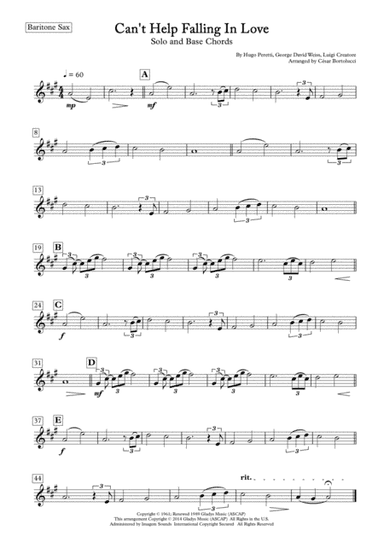 Can't Help Falling In Love (arr. ACT Bortolucci)