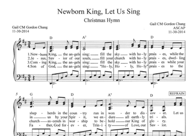 Newborn King, Let Us Sing - Christmas Hymn