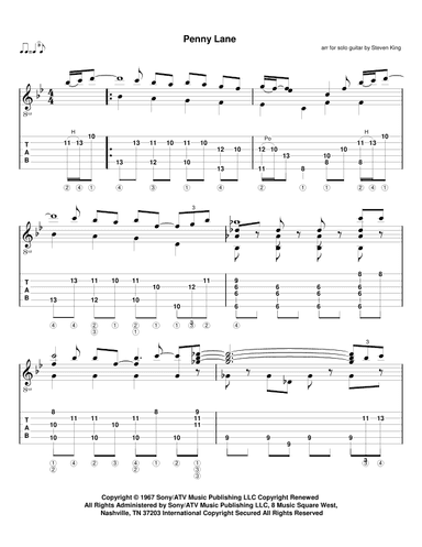 Penny Lane (arr. Steven King)