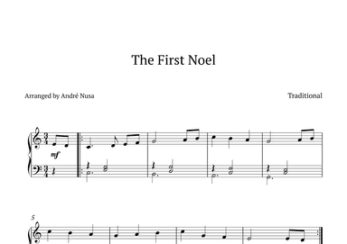The First Noel (arr. André Nusa)