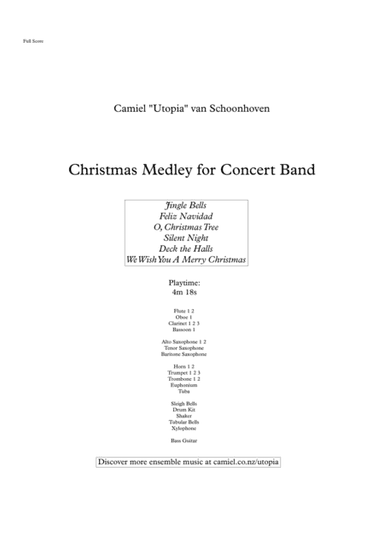 Christmas Medley for Concert Band (arr. Utopia New Zealand)