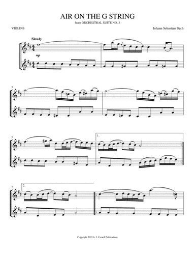 Air on the G String (arr. Mark Phillips)