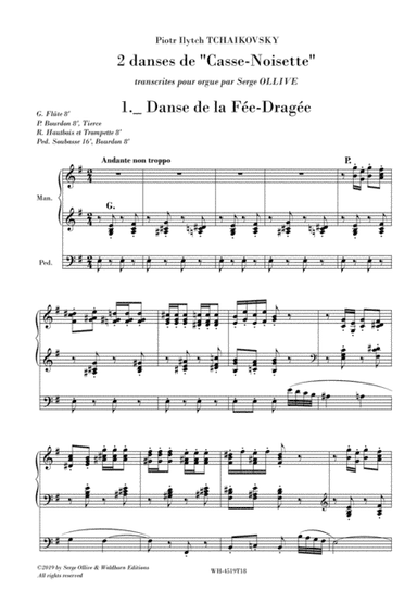2 DANCES FROM NUTCRACKER (arr. Serge OLLIVE)
