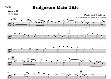 Bridgerton Main Title (arr. Flávio Ageu)
