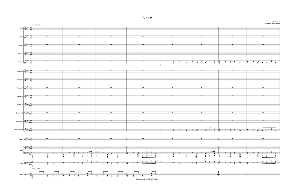 Jig A Jug (arr. Brian Lawrence)