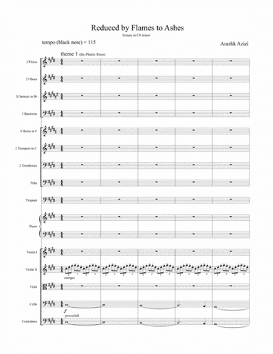 Symphony No. 1 in C-Sharp Minor, Op. 1 "In the Eternal Day": IV. Allegro "Reduced by Fire to Ashes"