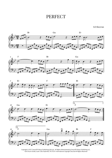 Perfect (arr. Cadenza Editions)