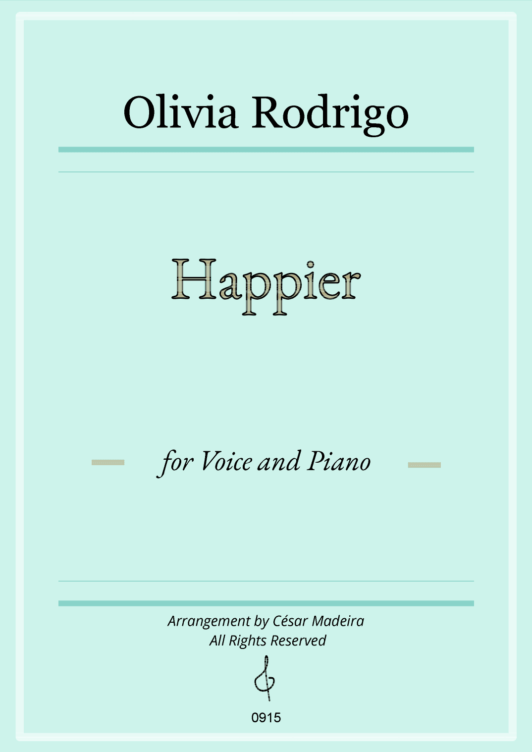 Happier (arr. César Madeira)