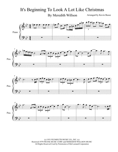 It's Beginning To Look Like Christmas (arr. Kevin Busse)