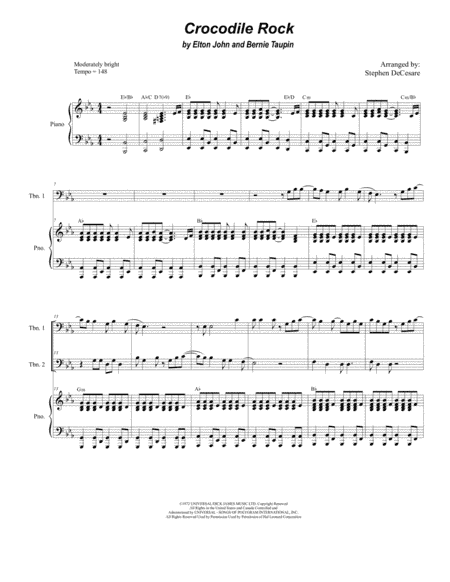 Crocodile Rock (arr. Stephen DeCesare)
