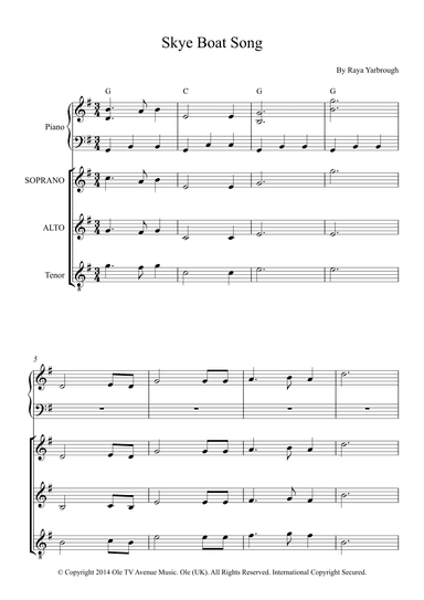 Skye Boat Song (arr. Fernanda Moura)