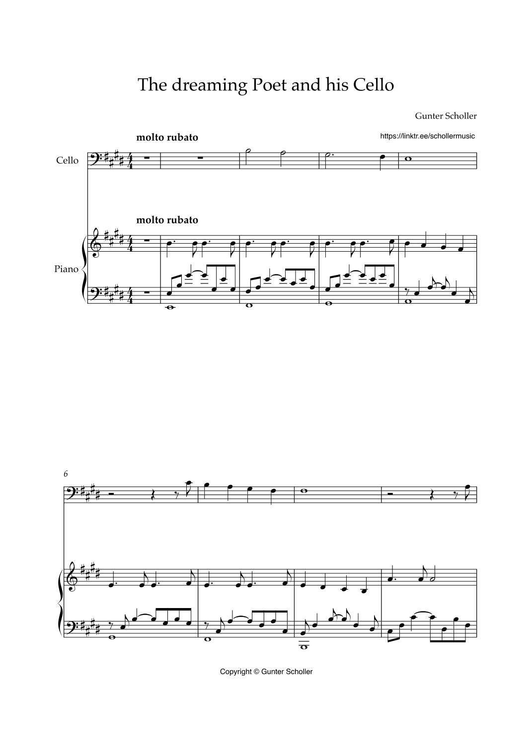 The Dreaming Poet and his Cello