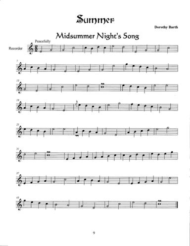 Finding the Faerie's Voice: Summer