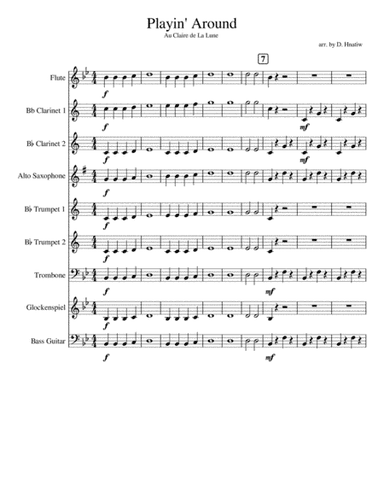 Playin' Around:  Au Claire de La Lune (arr. Deanna Hnatiw)