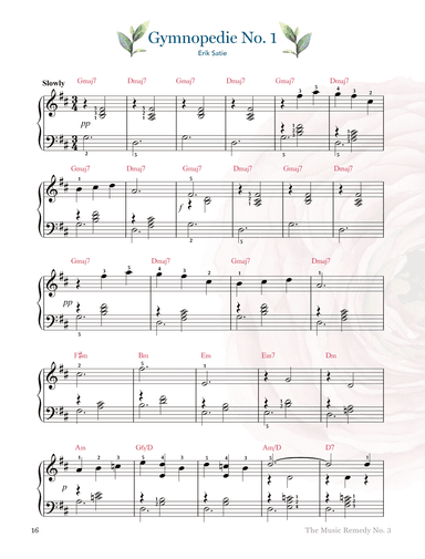 Gymnopedie No. 1 (arr. Gaili Schoen for UpperHandsPiano.com)