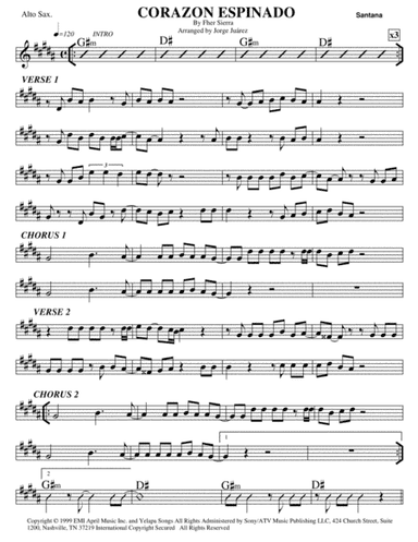 Corazon Espinado (arr. Jorge Juárez)