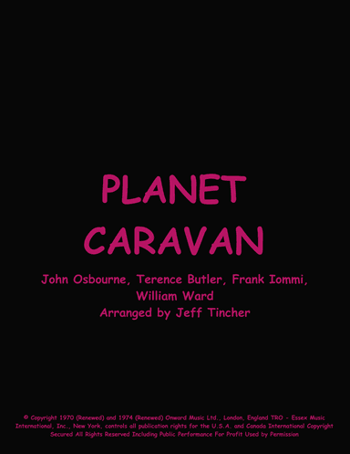 Planet Caravan (arr. Jeff Tincher)