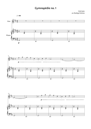 Gymnopédie no. 1 (arr. Rodrigo Faleiros)