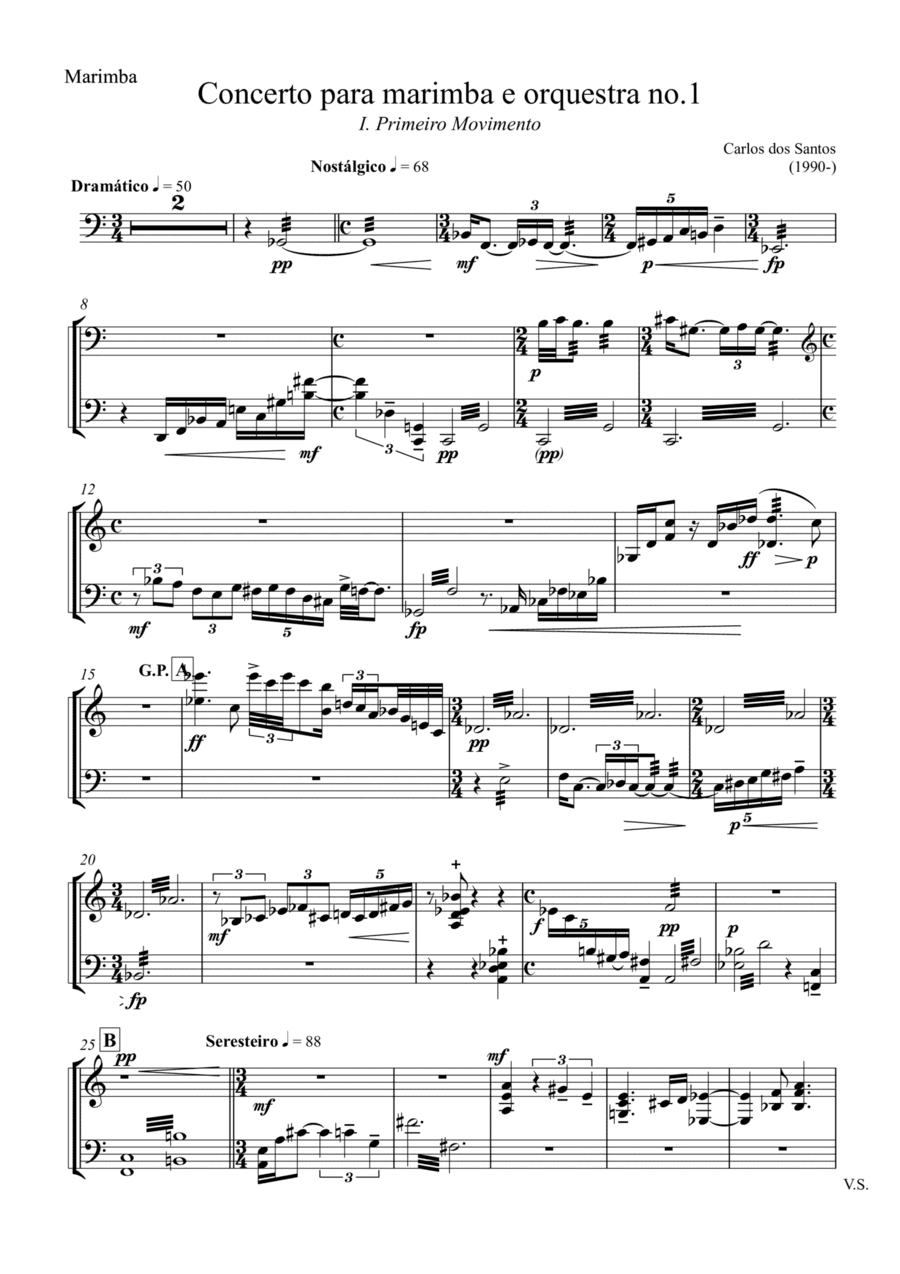 Concerto for Marimba and Strings no.1