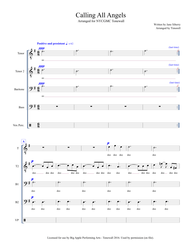 Calling All Angels (arr. Timorell)