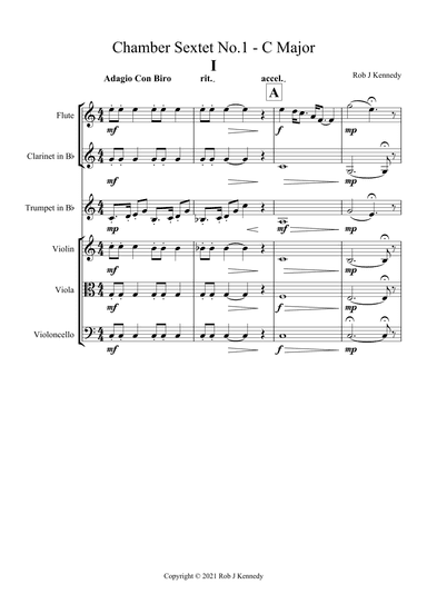 Chamber Sextet No. 1 C Major - America