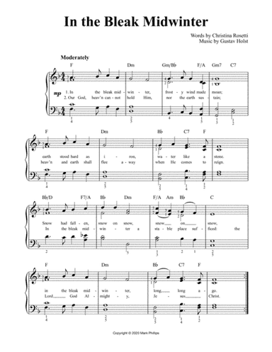In the Bleak Midwinter (arr. Mark Phillips)