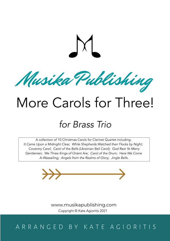 More Carols for Three - Brass Trio (arr. Kate Agioritis)