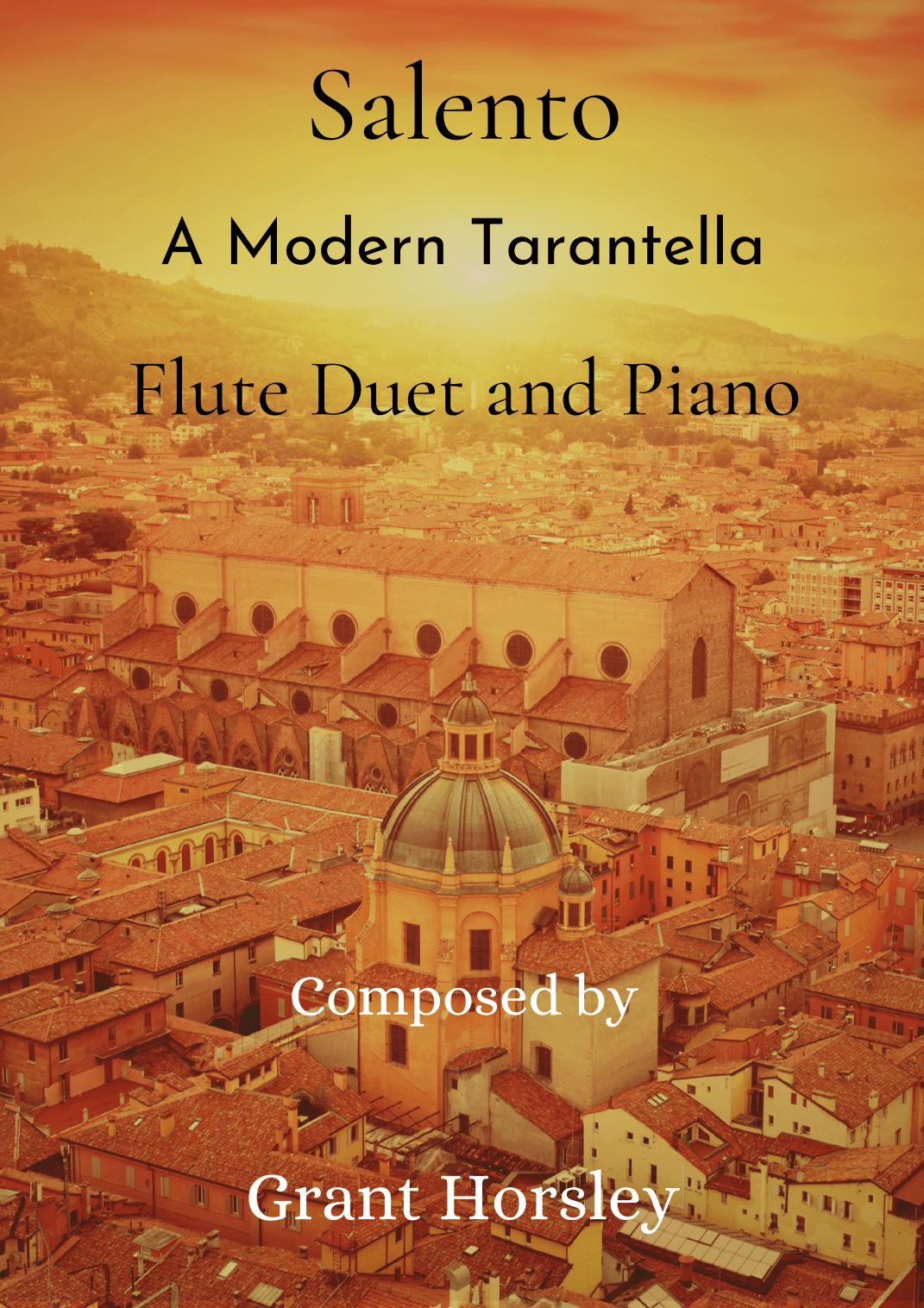 Salento. A Modern Tarantella for Flute Duet and Piano-Intermediate