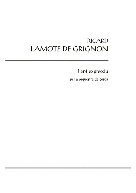 Lent expressiu