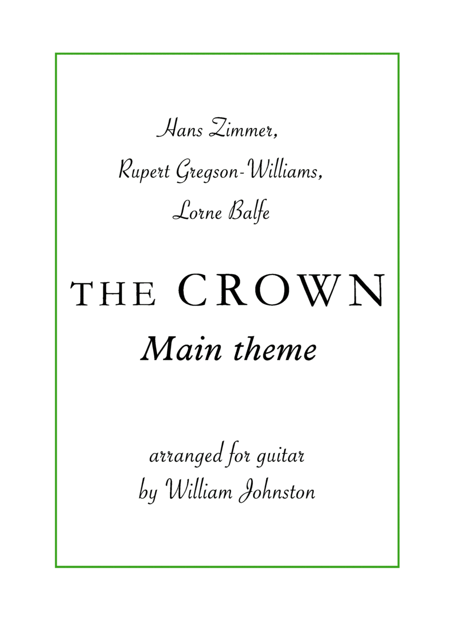 The Crown Main Theme (arr. William Johnston)